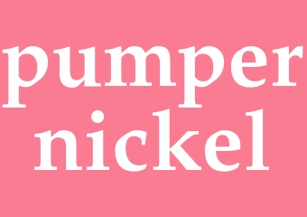 Synonym pumpernickel