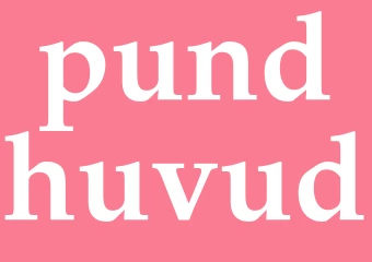 Synonym pundhuvud