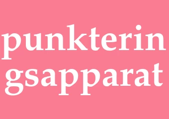 Synonym punkteringsapparat