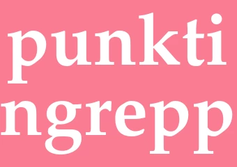 Synonym punktingrepp