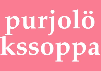 Synonym purjolökssoppa