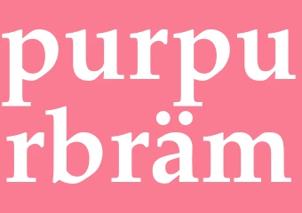 Synonym purpurbräm