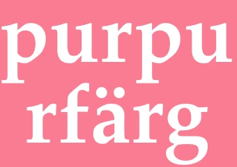 Synonym purpurfärg