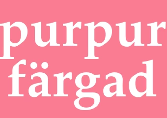 Synonym purpurfärgad
