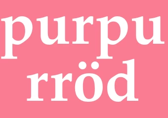 Synonym purpurröd