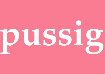 Synonym pussig