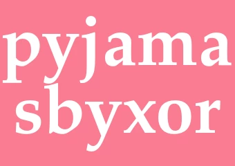 Synonym pyjamasbyxor