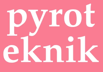 Synonym pyroteknik