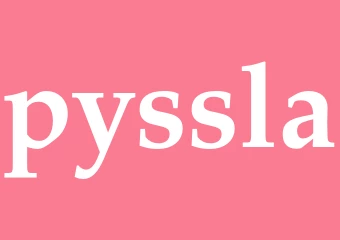 Synonym pyssla