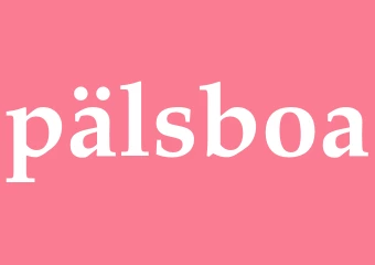 Synonym pälsboa