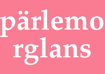 Synonym pärlemorglans