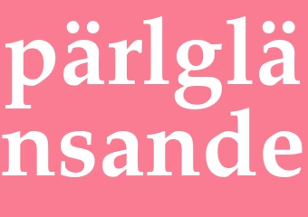 Synonym pärlglänsande