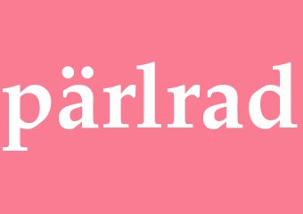 Synonym pärlrad