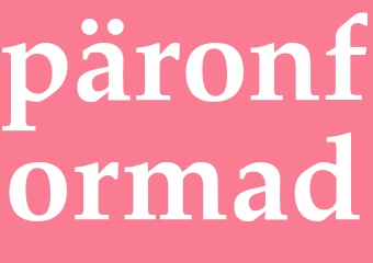 Synonym päronformad