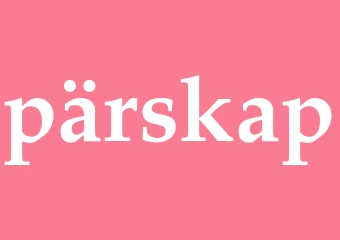 Synonym pärskap