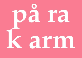 Synonym på rak arm