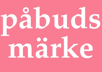 Synonym påbudsmärke