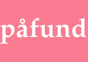 Synonym påfund