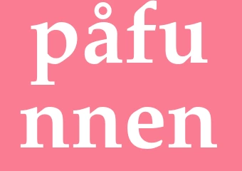 Synonym påfunnen