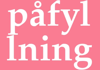 Synonym påfyllning