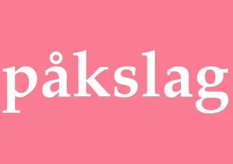 Synonym påkslag
