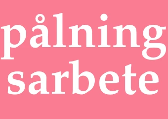 Synonym pålningsarbete