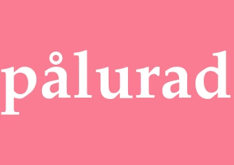 Synonym pålurad