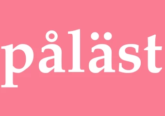 Synonym påläst