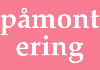 Synonym påmontering