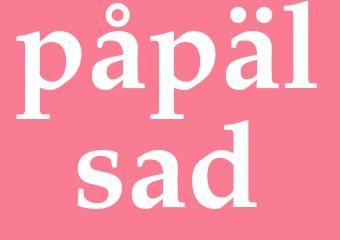 Synonym påpälsad