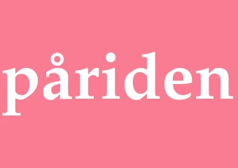 Synonym påriden