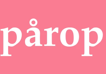 Synonym pårop