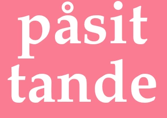 Synonym påsittande