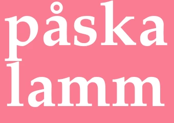 Synonym påskalamm