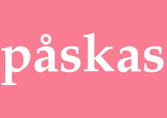 Synonym påskas