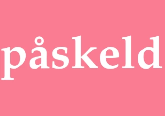 Synonym påskeld
