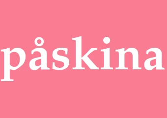 Synonym påskina
