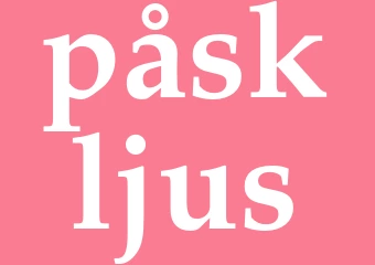 Synonym påskljus