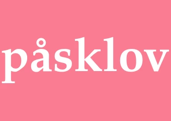 Synonym påsklov