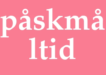 Synonym påskmåltid