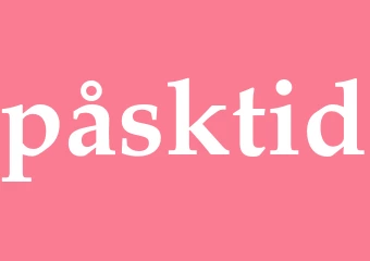 Synonym påsktid