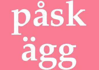 Synonym påskägg