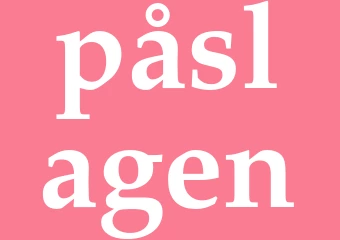 Synonym påslagen