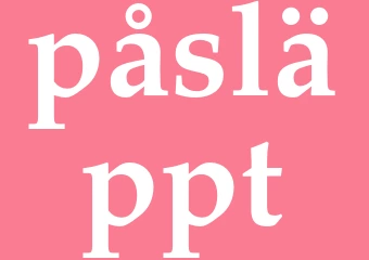 Synonym påsläppt