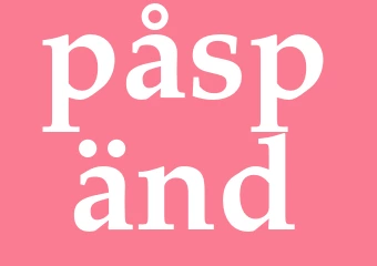 Synonym påspänd