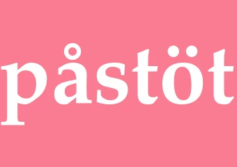 Synonym påstöt