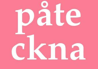 Synonym påteckna