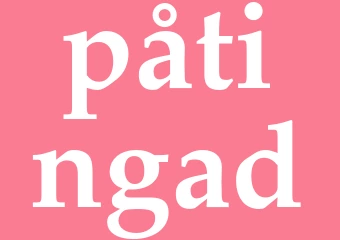 Synonym påtingad