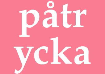 Synonym påtrycka