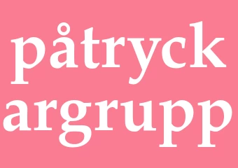 Synonym påtryckargrupp